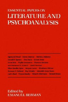 portada essential papers on literature and psychoanalysis (en Inglés)
