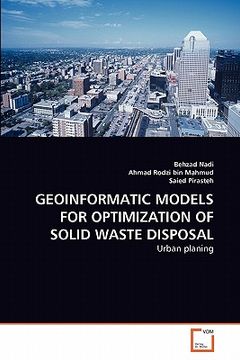 portada geoinformatic models for optimization of solid waste disposal
