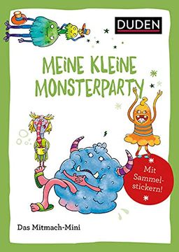 portada Duden Minis (Band 44) - Meine Kleine Monsterparty / ve mit 3 Exemplaren (en Alemán)