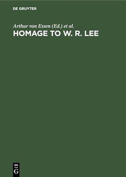portada Homage to w. R. Lee: Essays in English as a Foreign or Second Language 