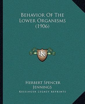 portada behavior of the lower organisms (1906)