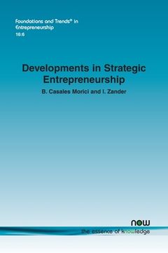 portada Developments in Strategic Entrepreneurship (en Inglés)