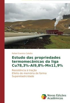 portada Estudo Das Propriedades Termomecanicas Da Liga Cu78,3%-Al9,8%-Mn11,9%