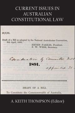 portada Current Issues in Australian Constitutional Law (en Inglés)