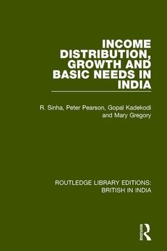 portada Income Distribution, Growth and Basic Needs in India (en Inglés)