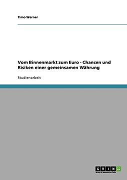 portada Vom Binnenmarkt zum Euro - Chancen und Risiken einer gemeinsamen Währung (German Edition)