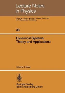 portada dynamical systems, theory and applications: battelle seattle 1974 rencontres
