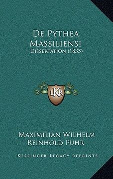 portada de pythea massiliensi: dissertation (1835) (en Inglés)