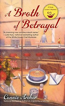 portada A Broth of Betrayal (Soup Lover's Mystery) (en Inglés)