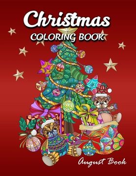 portada Chrismas Coloring book: For enjoy Christmas celebration and Relaxing Designs (en Inglés)