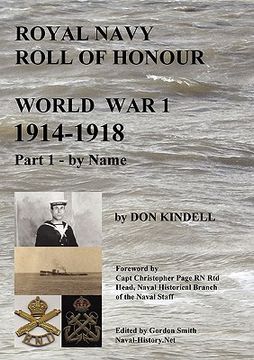 portada royal navy roll of honour - world war 1, by name (en Inglés)