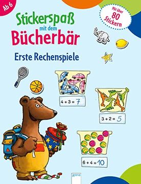 portada Stickerspaß mit dem Bücherbär. Erste Rechenspiele (in German)