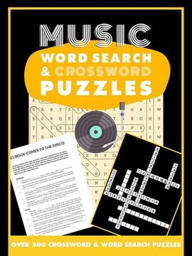 portada Music Word Search and Crossword Puzzles 