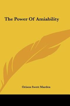 portada the power of amiability (en Inglés)
