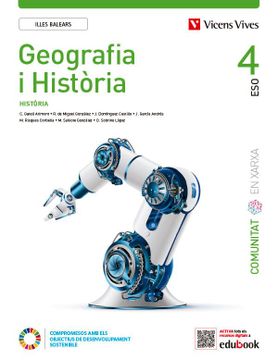 portada Geografia i Historia 4 ib (Comunitat en Xarxa) (in Catalá)