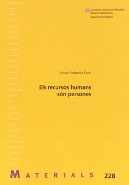 portada Els Recursos Humans Són Persones (Materials)