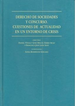 portada derecho de sociedades y concurso. cuestiones de actualidad en (in Spanish)