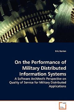 portada on the performance of military distributed information systems (en Inglés)