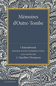 portada Mémoires D'outre-Tombe (en Inglés)