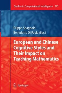portada european and chinese cognitive styles and their impact on teaching mathematics