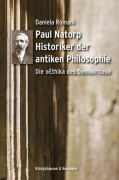 portada Paul Natorp. Historiker der Antiken Philosophie: (in German)