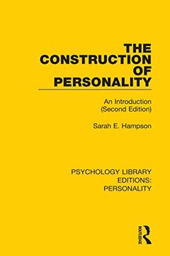 portada The Construction of Personality: An Introduction (Psychology Library Editions: Personality) (en Inglés)