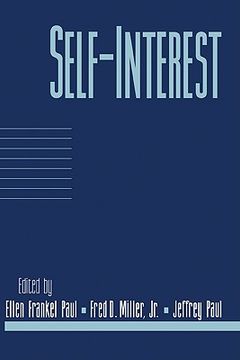 portada Self-Interest: Volume 14, Part 1 Paperback: V. 14 (Social Philosophy and Policy) (en Inglés)