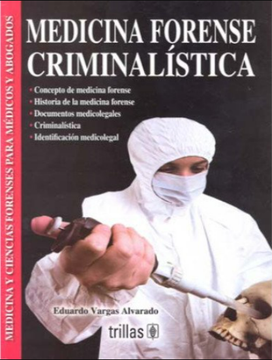 portada Medicina forense criminalística
