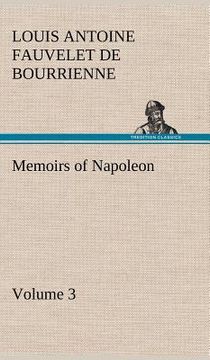 portada memoirs of napoleon - volume 03 (en Inglés)
