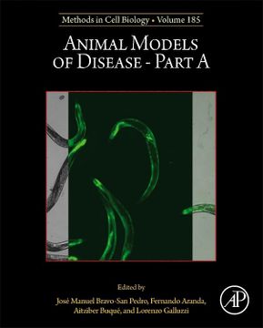 portada Animal Models of Disease Part a (Volume 185) (Methods in Cell Biology, Volume 185) (en Inglés)