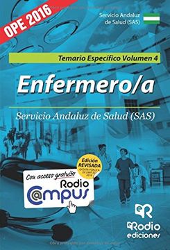 portada Enfermero/a del SAS. Temario específico. Vol. 4 (OPOSICIONES)