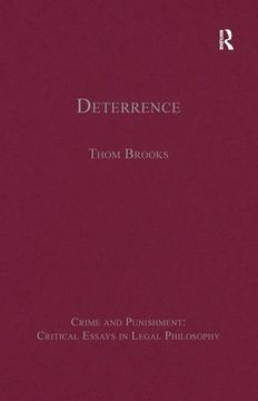portada Deterrence (Crime and Punishment: Critical Essays in Legal Philosophy) (en Inglés)
