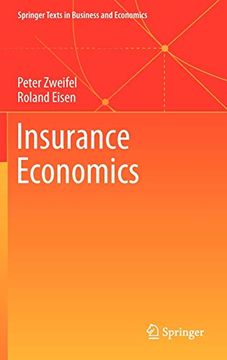 portada Insurance Economics (Springer Texts in Business and Economics) (en Inglés)