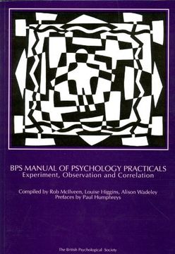 portada Bps Manual of Psychology Practicals: Experiment, Observation and Correlation (en Inglés)