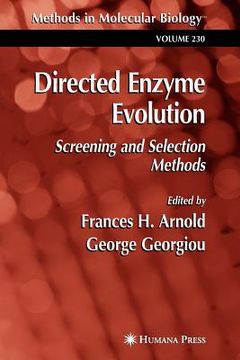 portada directed enzyme evolution: screening and selection methods (en Inglés)