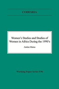 portada women's studies and studies of women in africa during the 1990's (in English)