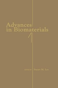 portada advances in biomaterials 1 (en Inglés)