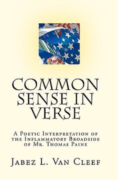 portada common sense in verse (in English)
