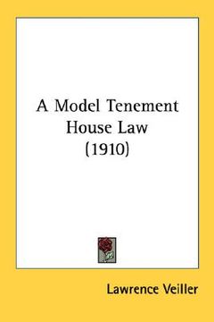 portada a model tenement house law (1910) (en Inglés)