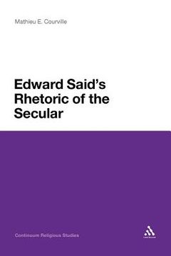 portada edward said`s rhetoric of the secular