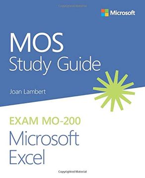 portada Mos Study Guide for Microsoft Excel Exam Mo-200 (in English)