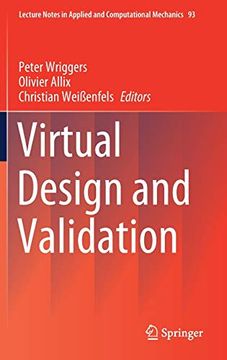 portada Virtual Design and Validation (Lecture Notes in Applied and Computational Mechanics) (en Inglés)