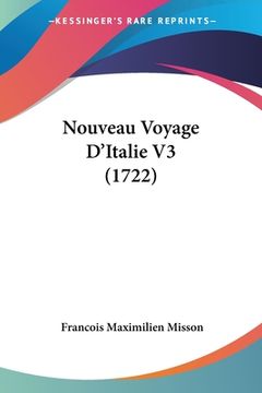 portada Nouveau Voyage D'Italie V3 (1722) (en Francés)