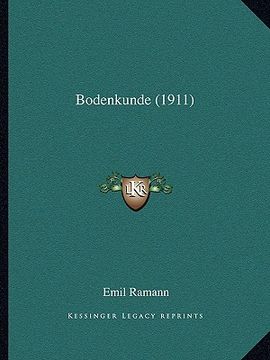 portada bodenkunde (1911) (en Inglés)
