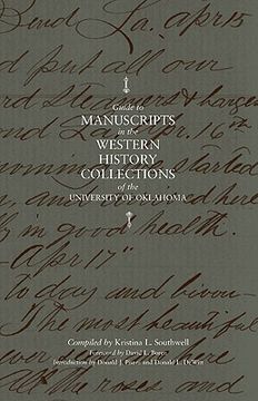 portada guide to manuscripts in the western history collections of the university of oklahoma (en Inglés)
