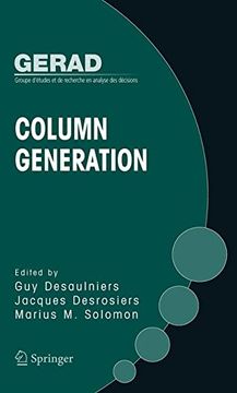 portada Column Generation (Gerad 25Th Anniversary Series) (en Inglés)