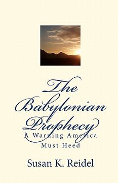 portada the babylonian prophecy (en Inglés)