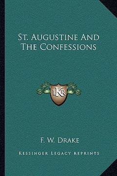 portada st. augustine and the confessions (en Inglés)