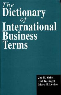 portada the dictionary of international business terms (en Inglés)