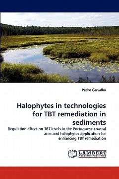 portada halophytes in technologies for tbt remediation in sediments (en Inglés)